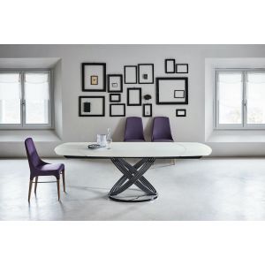 Tavolo FUSION Allungabile Piano a Botte by Bontempi