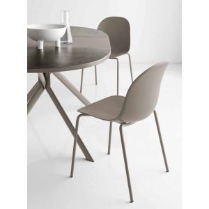 Sedia ACADEMY Gambe Metallo by Connubia