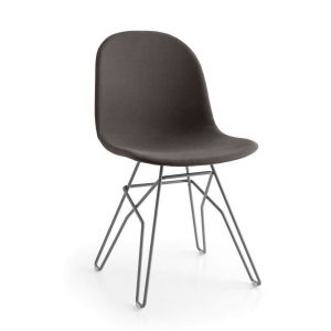 Sedia ACADEMY Gambe a Traliccio Seduta Imbottita by Connubia