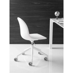 Sedia ACADEMY con Ruote in Gomma by Connubia